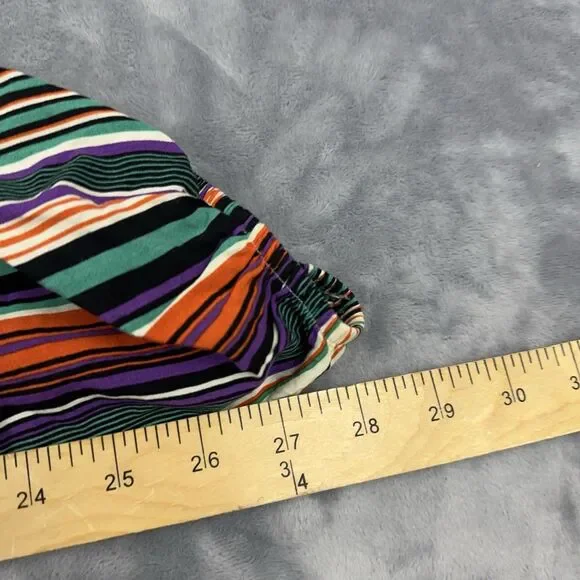 Buddha The Savannah Summer Pants Sz S Multicolor Striped Harem Yoga Flowy Hippie - Picture 10 of 10